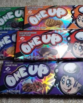One Up mushroom Chocolate Bars